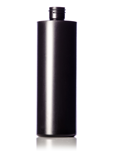 black plastic bottle