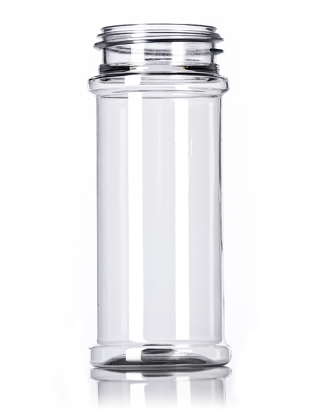 Download B334C : 5.5 oz clear PET spice bottle with 48-485 neck finish : Plastic Spice Bottles